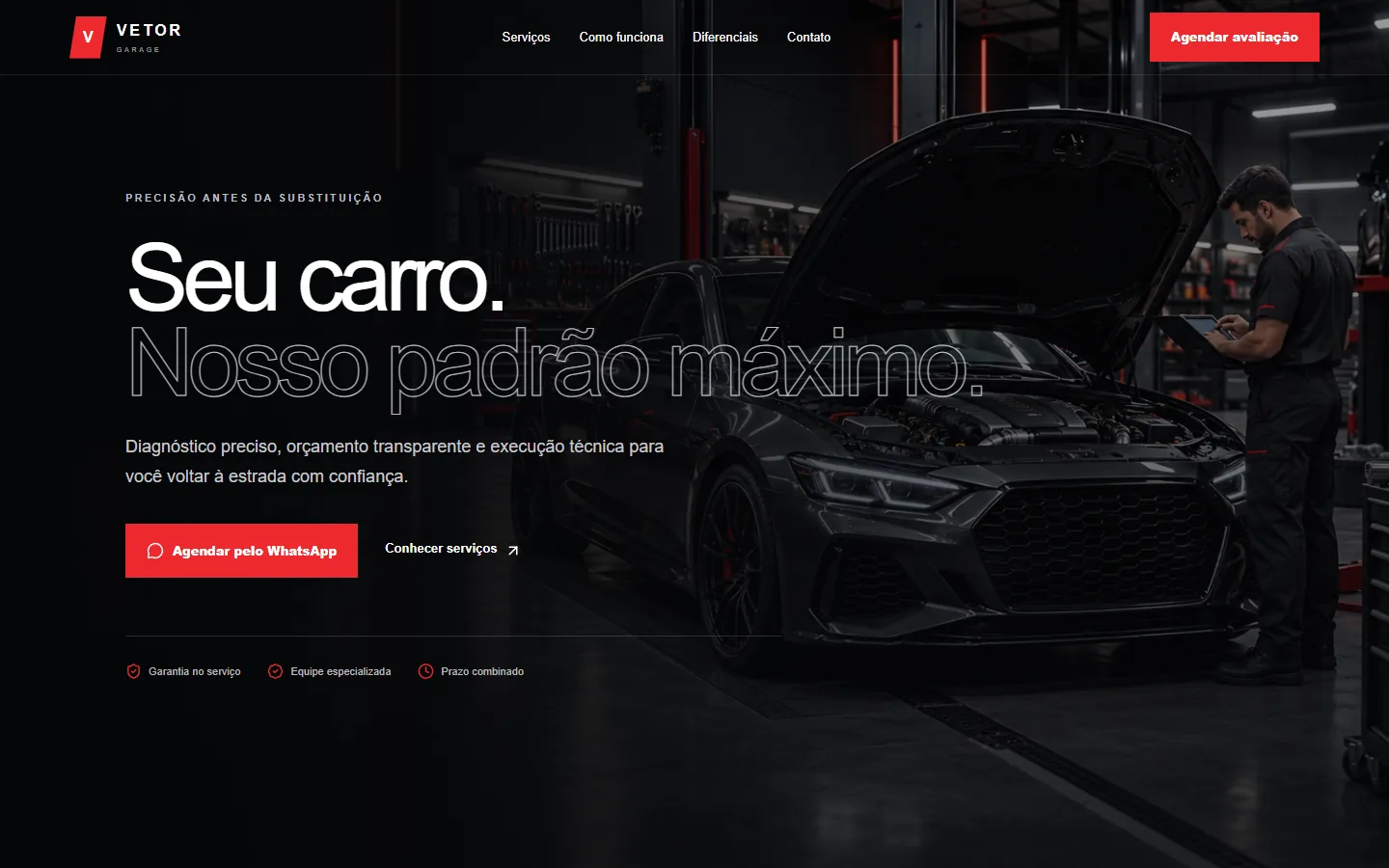 Prévia de Vetor Garage